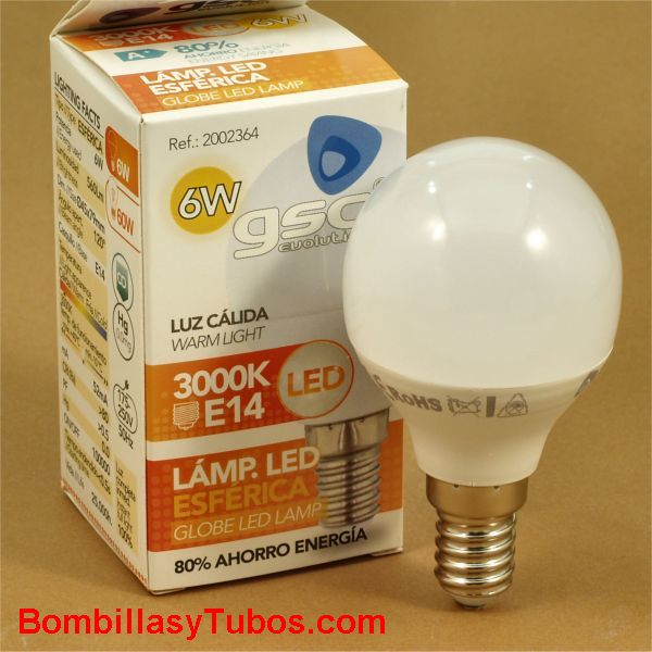 Comprar Bombilla LED esférica de OFERTA 8455888040914