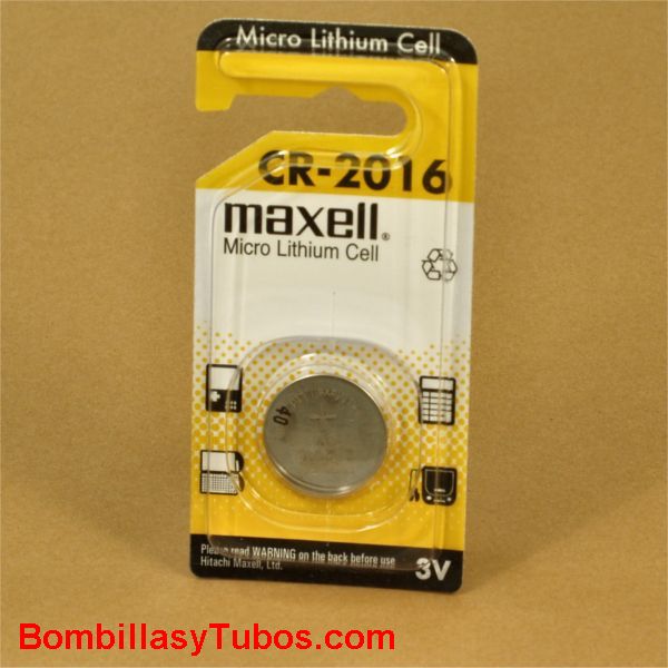 Pila de botón CR2032 3V - UL2032 - MaxiTec